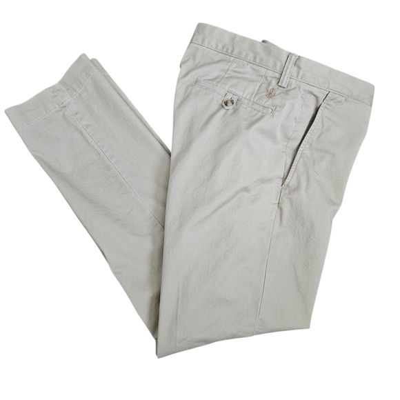 Polo Ralph Lauren Men's The Polo Chino Pants 33x32 Khaki Classic Cotton Twill - Picture 1 of 13